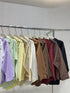 WANWAN Pocket Button Down Cotton Shirts